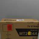 Rolling TV Stand with Shelf for 23-65 inch TVs up to 88lbs, Portable Mobile TV Cart with Silent Wheel, Tilt & Height Adjustable Universal Corner TV Stand for Bedroom, Living Room, Office (Black)