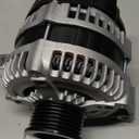 New Alternator Compatible for Pontiac for Torrent V6 3.4L 2007-2009 for Chevrolet for Equinox V6 3.4L 2007-2009, 155Amp/12Volt High Output Alternator Replaces 104210-5420 AND0420