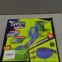 KETIEE Flex Tracks 16Ft for Kids: Flexible Race Car Ramp Track with 4 Small Racecars and 8 Suction Cups Compatible with Diecast 1/64th Cars, Rolls Up Portable Racetrack for Ages 3 & Up (Red)