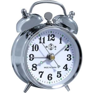 KEYPOWER Alarm Clock Mechanical Wind Twin Bell Double Bell Small