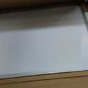 Amazon Basics Magnetic Dry Erase Whiteboard, 24" x 18", Aluminum Frame, Silver/White, Presentation Board for Writing Notes