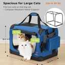 Extra Large Cat Carrier Soft-Sided, 24" Fits 2 Cats, Car Travel