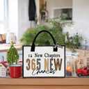 Christmas Tote Bag for Women Canvas Bags for Her Christmas (New Chapters)