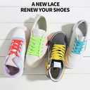 2 x VSUDO 2 Pairs Flat Shoe Laces for Sneakers, Shoe Strings/Shoelaces for Sneakers (45" ( 114 CM ), 23 Golden Yellow)