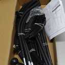 6FT Garden Obelisk Trellis for Climbing Plants,70Metal Plant Support Tower, Heavy Duty Thickened Tube,Rustproof Black Flower Stand for Vines, Roses, Outdoor & Indoor Use