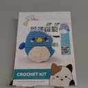 Original Squishmallows Bebe the Bluebird Crochet Kit, Includes Yarn, Crochet Hook, Starter Hooks, Step-By-Step Tutorials, Exclusive Crochet Kit For Beginners, DIY Craft, Crochet Kits, Great Teen Gifts