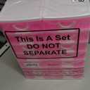 Thyle 2 Pcs Plastic Drawers Organizer Mini Organizer Stackable Plastic Clear Drawer Storage Box Containers Storage Units for Desktop Classroom Craft 6.7 x 4.9 x 13.4 inches (Rose Red)