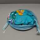 EZIGO Baby Pool Float with Canopy UPF50+ Sun Protection, Inflatable Kids Pool Floats with Ocean Animal Toys for Baby 6-36 Months, Infant Swimming Float with Adjustable Safety Seat for Boys Girls (blue)