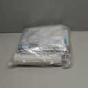 Amazon Basics Vacuum Storage Bags for Clothes, Space Saving Compression Storage Bags with Hand Pump, Heavy Duty, Stackable, Jumbo Size, Clear, 6-Pack