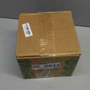 LE TAUCI Ceramic Plant Pots, 5.1 + 6.4 Inch Footed Pots for Plants, Modern Flower Pots for Home and Office, Indoor Planters with Drainage, Reactive Glaze White