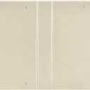 Beige Cream Solid Color 1 Pack,  Clear View Round Ring Binder with Clipboard for Office Supplies
