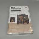 DIY Miniature House Kit, Book Nook Kit, 3D Wooden Puzzles Bookshelf Craft Kits, Dollhouse Kit with LED Light, Mini Building Kit for Adults Teen to Build (Dreamy Book Hall)