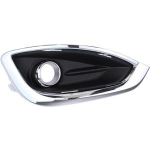 Front Passenger Side Fog Light Cover Bezel and Molding Trim Ring Chrome for Chrysler Pacifica 2017-20, Voyager 2020