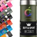 Stainle Trigger Action Travel Mug Stainle Cup 17oz Water Bottle Thermal cup Travel Mug Cup Vacuum Coffee Tumbler Stainless Steel Coffee Mug Insulated Water Bottle For Hot And Cold (Green)