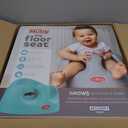 Nuby My Floor Seat - Portable Baby Chair with Soft Foam Cushion, Safety Harness, and High Back Design - 4+ Months - Gray