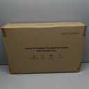 Heated Cat House for Outdoor Cats, Waterproof Insulated Outdoor Cat House with Heating Pad, Weatherproof Elevated Heated Cats House for Outside Feral Cats(Leaf, 25" L x 16" W x 18" H)