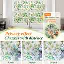 2 x Coavas Privacy Window Film - Forsted Glass Window Film Decorative Static Cling Non-Adhesive UV Blocking Window Cover for Home Office Bathroom Door, Frosted, 17.5 x 78.7 Inches