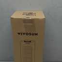 VIVOSUN 13'' Tower Fan, Bladeless Desk Fan with 3 Speeds and 70 Oscillation, Portable and Compact, Quiet Cooling Fan for Home and Office, Black