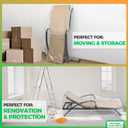 2-Pack Waterproof Outdoor Chaise Lounge Covers for Patio Furniture - Reusable & Heavy-Duty Clear Plastic Outdoor Furniture Covers Waterproof for Lounge Chairs, 84" x 32" x 32"