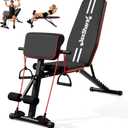 Adjustable Weight Bench, Foldable Workout Bench Press, Weight Benches for Home Gym, Workout Equipment for Full Body Exercise, 770LBS Standard