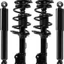 Front and Rear Complete Struts Spring Assemblies Shock Absorbers Compatible with 2011-2016 Hyundai Elantra (Set of 4)