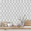 Peel and Stick Designer Wallpaper, Premium Eclectic Wallpaper for Bedroom, Powder Room, Kitchen, Self Adhesive, Vinyl, 30.75 Sq Ft Coverage (Sunrise Collection, Steam) ((Sunrise, Steam))