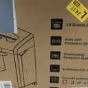 Bonsaii Paper Shredder, 18-Sheet 60-Minutes Shredder for Office Heavy Duty Cross-Cut Shredder with 6 Gallon Pullout Basket 4 Casters(C149-C)