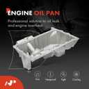 A-Premium Engine Oil Pan Sump with Drain Plug