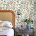 Vintage Floral Peel and Stick Wallpaper Floral Contact Paper for Cabinets and Drawers Flower Removable Self Adhesive Hydrangea Wallpaper for Bedroom Bathroom Waterproof Green Leaf 197inL17.3inW