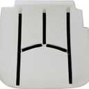 Front Passenger Side Bottom Seat Foam Cushion White Compatible with Chevy Silverado Avalanche Tahoe GMC Sierra 2003 2004 2005 2006