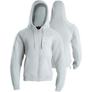 J.A.G. Motorcycle Protective Hoodie for Men Armored Riding Jacket w/Aramid Lining for impact | All-Season Hoodie Sweater, Large