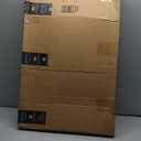 CYhom 3Pcs Under Bed Storage Bins with Metal Frame - Shoe Organizer for Closet with Clear Cover Oxford Fabric Sturdy Underbed Container Foldable Stackable Clothes Organizer (Grey, 23.5x11.8x6.3)