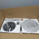 Fanbulous 72 inch Large Ceiling Fans with Lights and Remote, Outdoor Black Ceiling Fan with 10 Blades, 32W LED light 3 CCT, 6 Speed Reversible Quiet DC Motor, Modern Ceiling Fan for Living Room Patio