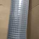 16 Gauge Galvanized Hardware Cloth 48in x 100ft Silver 1 inch Welded Garden Fence Roll for Gardens, Chicken Coops & Poultry Animal Netting Cage