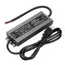 LED Driver, LED Power Supply IP67 Waterproof Output 150W DC12V 12.5A 3-Prong Plug 4.5feet