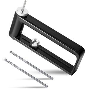 Adjustable Sheet Metal Hole Cutter w/ 2 Drill Bits, 2 to 12" Sheet Metal Hole Saw Circle Cutter for Duct/HVAC/Ductwork/Roofing/24ga Steel and 26ga Stainless