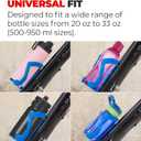 Pro-Bike Tool Bike Water Bottle Cage - Nylon & Glass Fiber - Lightweight 46g - Secure Retention - Fits 20-32 oz Bottle - Quick Install with Stainless Steel Bolts - Blue - Road & Mountain Bikes