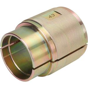 Motorcycle Fork Seal Driver Tool Split Design Carbon Steel Dirt Bike Fork Seal Tool for Traditional Inverted Front Forks(43mm)