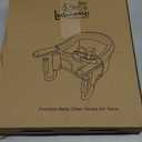 Hook-On Chairs - Portable & Foldable for Babies 6-36 Months, Family & Travel Use with Carry Bag (Grey)