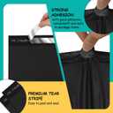 Poly Mailers - 10x13 inch 100 Pcs Black Shipping Bags with 2.4mil Thickness, Waterproof and Tear Resistant Mailing Envelopes, Privacy Protected Self Seal Packaging Bags for Small Business
