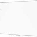 Amazon Basics Magnetic Whiteboard with Pen Tray, Aluminium Trim and Dry-Wipe Writing Surface, 90 x 60cm (WxH), White
