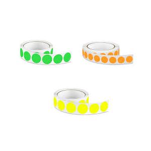 20 Pcs Round Color coded Inventory Dots Labels Stickers