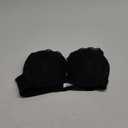 Push Up Thick Padded Deep Plunge Lace Underwire T Shirt Sexy Bra Lift Up Add 2 Cups (30B, Black)