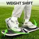 Golf Pressure Plate, Golf Weight Shift Board, Teaching Tool for Club Practice & Drills, Golf Swing Trainer, Improve Balance & Accuracy, Golf Training Aid for Increased Power & Swing Rhythm