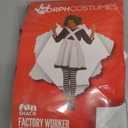 fun shack Girls Chocolate Factory Worker Halloween Costume, Kids Candy Movie Character Outfit for Trick-or-treating (Small)
