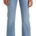Levi's Women's Superlow Boot Jeans (27 Regular, Medium Indigo Destructed)