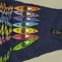 Colorful Kayaks Outdoor Adventure Kayaking Boating T-Shirt (Blue, L)