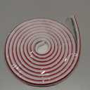 New TIS Peel and Stick Trim Molding with 3M Tape  118 Inch White Flexible PVC Trim, Corner Molding Trim Peel and Stick, Flexible Quarter Round Molding for Floor Trim and Edges