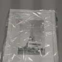 upsimples 8x10 Picture Frame, Display Pictures 5x7 with Mat or 8x10 Without Mat, Wall Hanging Photo Frame, White, 1 Pack