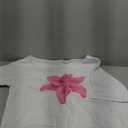 Women White T-Shirt, Size L, Cotton